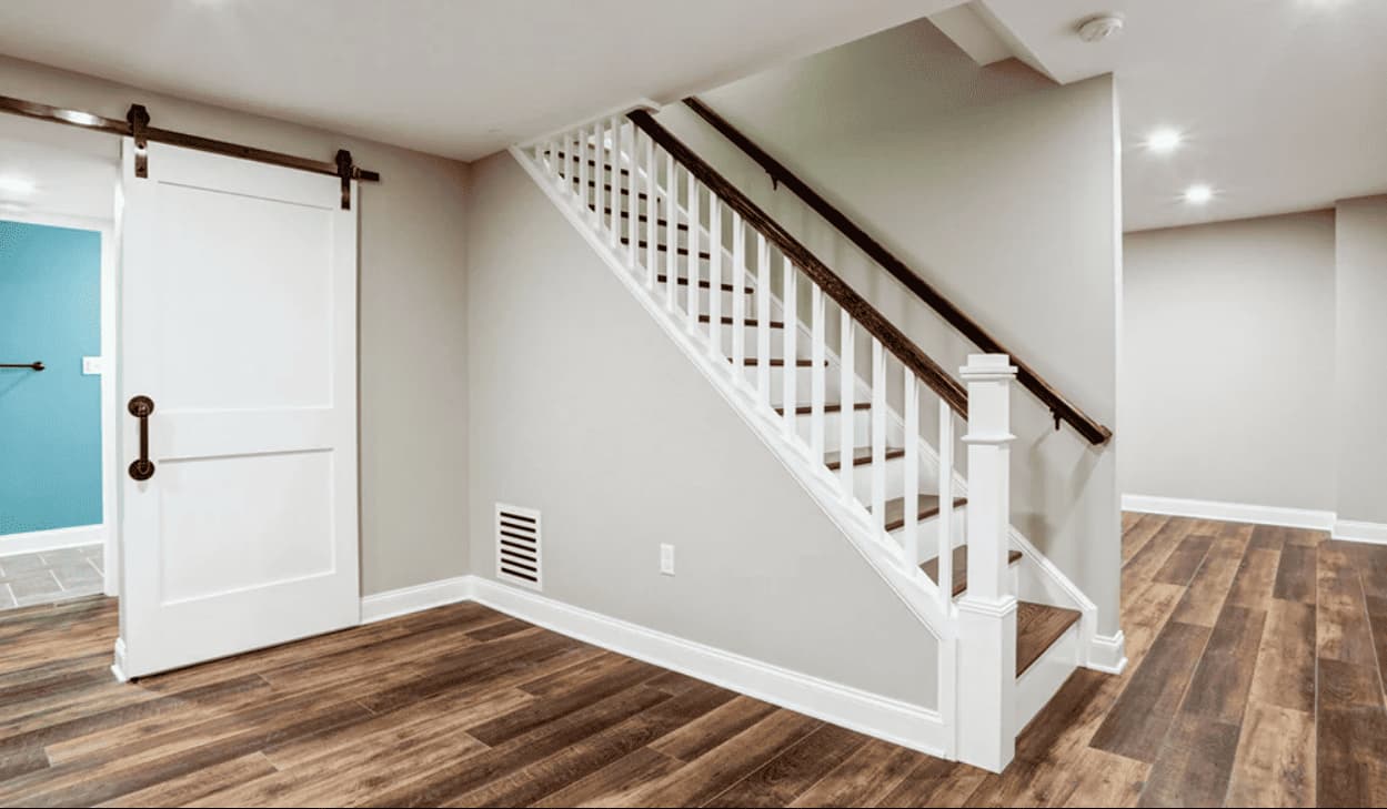 Expert basement floor finishing and remodeling services in Maryland